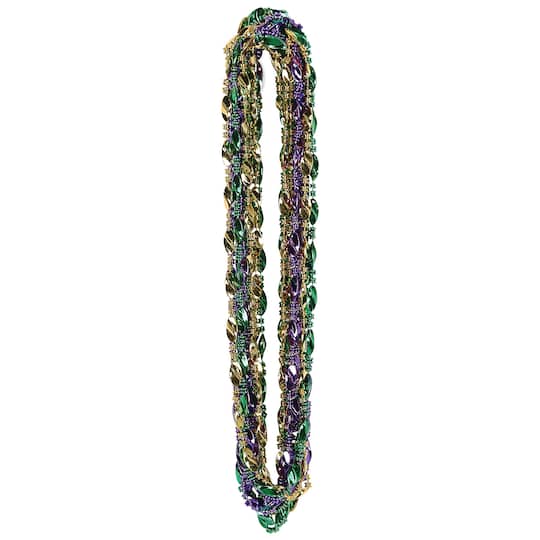 Beistle 33" Mardi Gras Twist Beads, 24ct.
